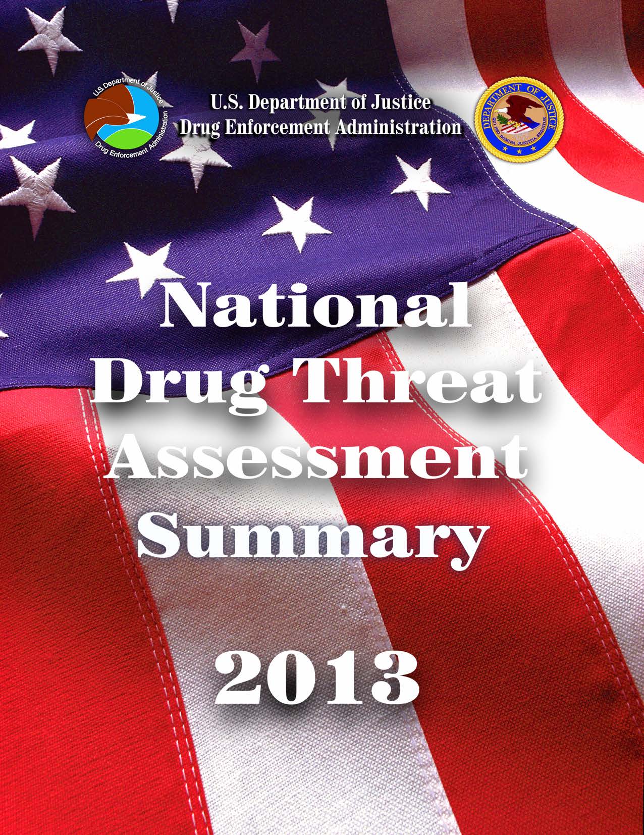 2013 National Drug Threat Assessment cover