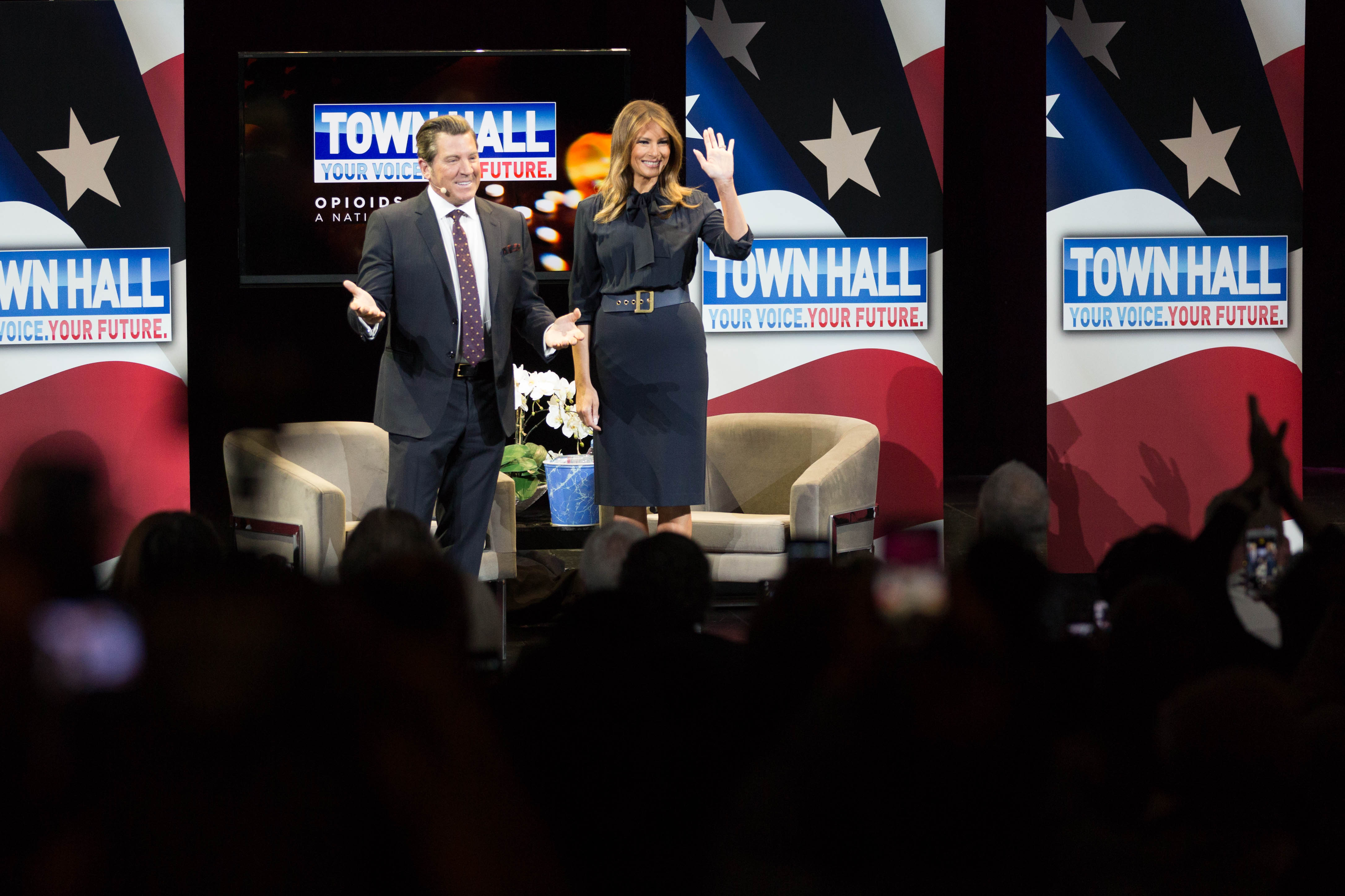 Image of FLOTUS and host Eric Bolling