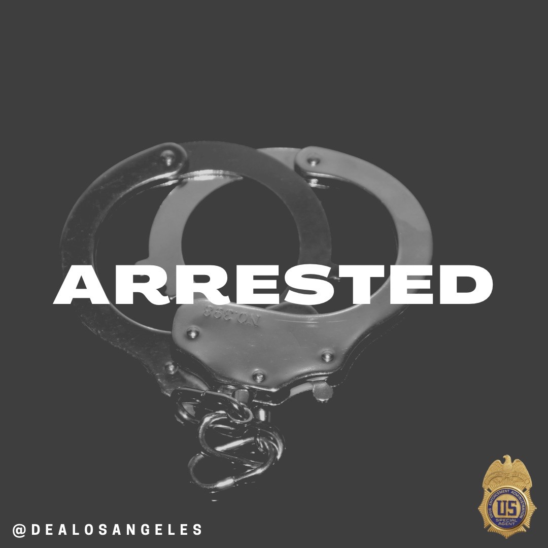 Arrested picture with handcuffs 