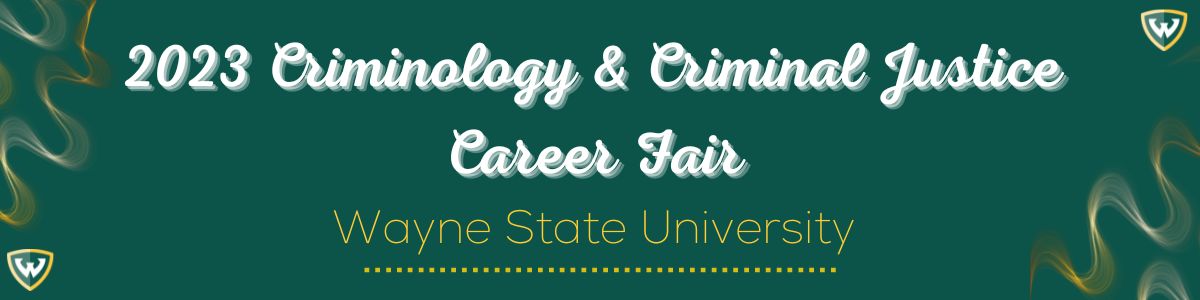 WSU Criminology & Criminal Justice Fair