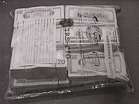 photo of seized money