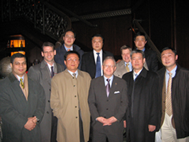 DEA Diversion Investigator Aziz Elkholy, Country Attache Michael McCormick, SAC John P. Gilbride and Group Supervisor Jeff Silk meet with Mr. Yang Fengrui and the China National Narcotics Control Commission delegation.