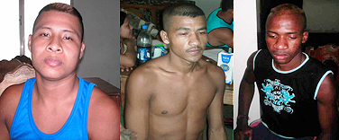 FARC members ANDERSON CHAMAPURO DOGIRAMA, aka El Tigre , EDILBERTO BERRIO ORTIZ, aka El Gavilan , and ALEJANDRO PALACIOS RENGIFO, aka El Gato.