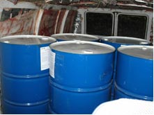 Seized barrels of MMA discovered in Arizona.