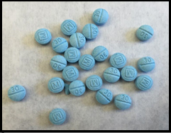 Deadly counterfeit pills containing Fentanyl.