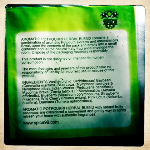 Back of K2 Packaging