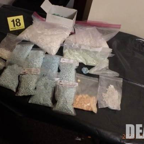 DEA recovered 2 kilograms of fake oxycodone containing suspected fentanyl