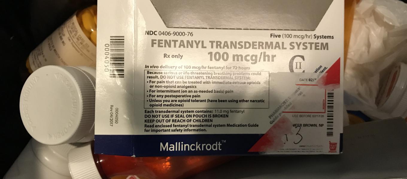 Pharmaceutical grade Fentanyl deposited at one of Chicago's collection sites