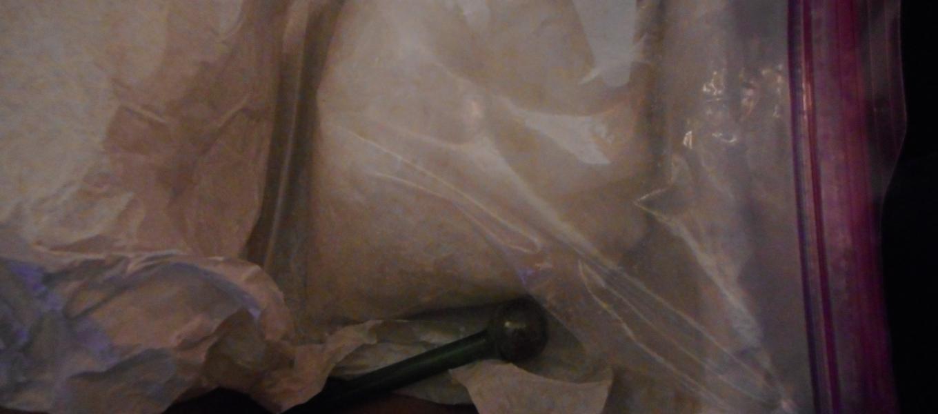 Methamphetamine recovered and seized from hotel. 