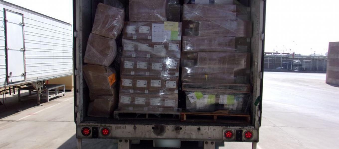 Semi-Truck Containing Over 3100 Pounds of Meth, Heroin and Fentanyl