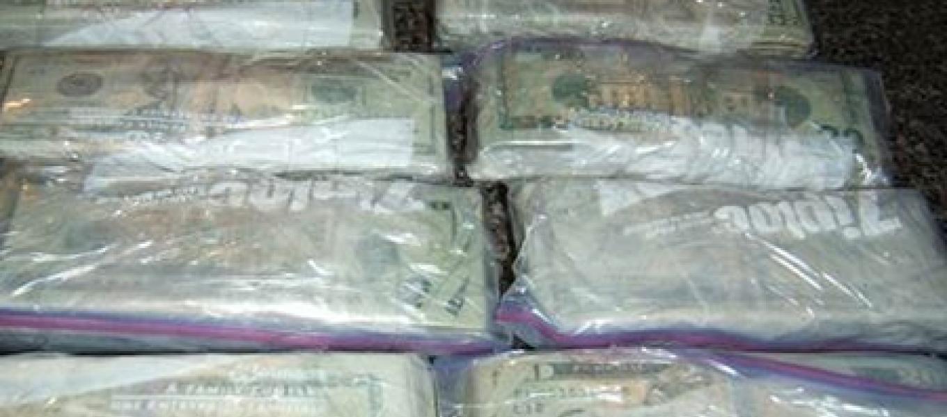 Approximately $741,000 in currency seized in Maryland from Garnett Smith's home.