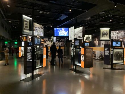 exhibits in the National Museum of African American History and Culture