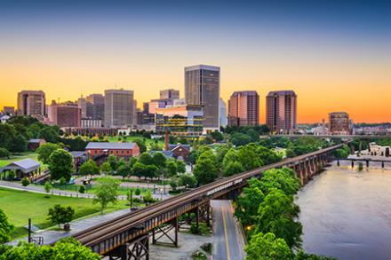 Richmond, Virginia skyline