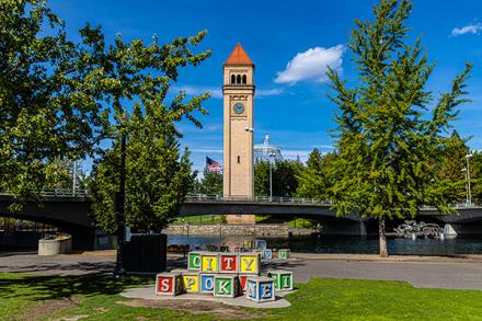 spokane washington clock tower