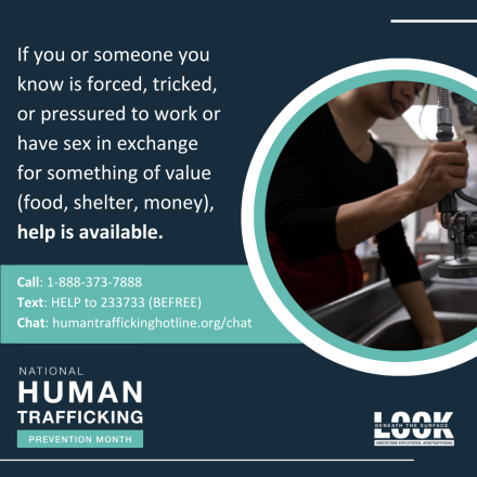 Human Trafficking Prevention Month